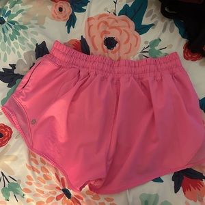 Lululemon Pink Hotty Hot Shorts 2.5 Size 4